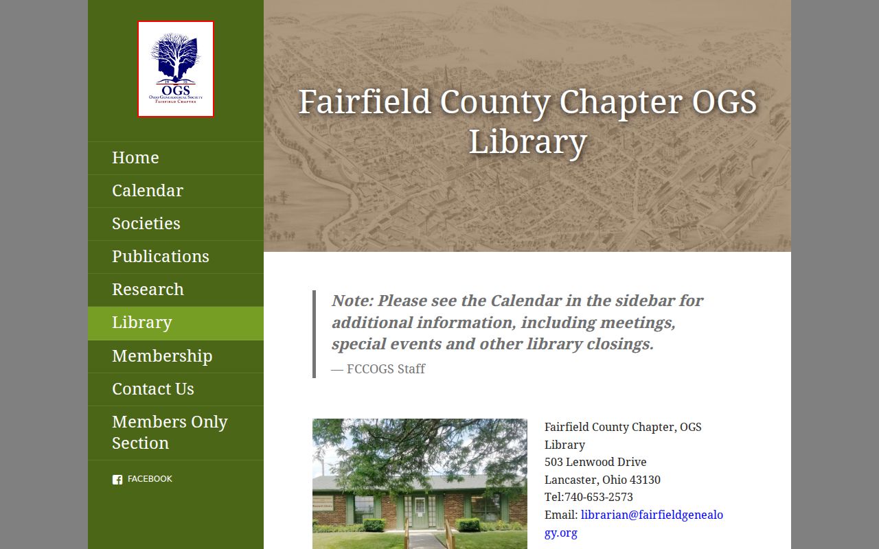 Lancaster city directory research at Fairfield County Chapter OGS
