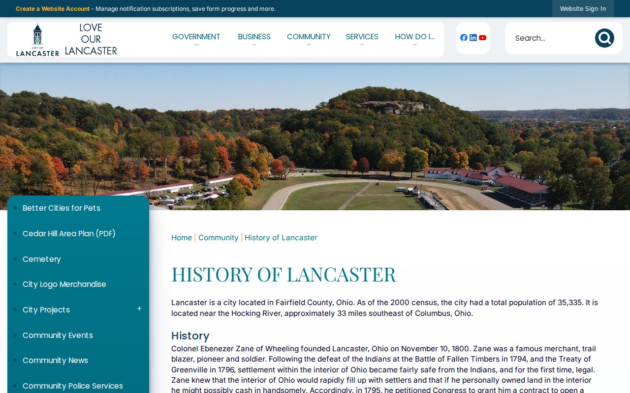 Lancaster previous residents historical place-name research source